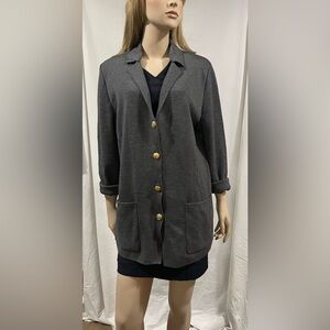 Vintage Aquascutum London wool cardigan with detail buttons large